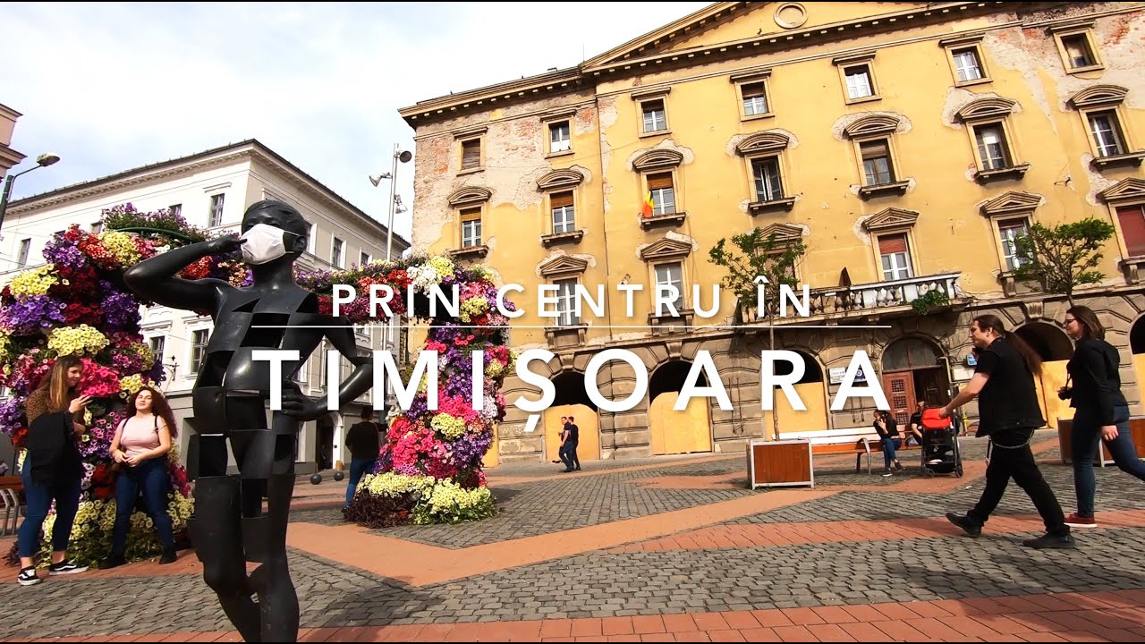 Prin centru in Timisoara - Timisoara Centre - Piata Victoriei - Piata Libertatii - Piata Unirii