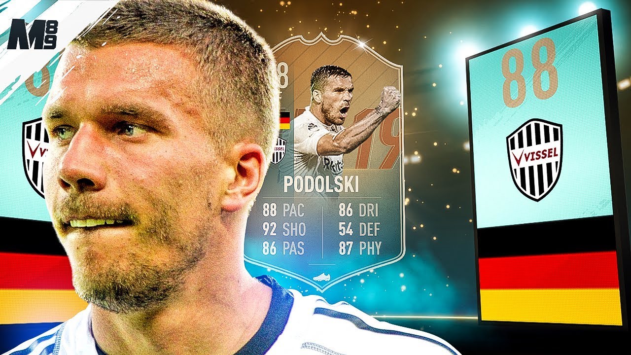 FIFA 19 FLASHBACK PODOLSKI REVIEW | 88 FLASHBACK PODOLSKI PLAYER REVIEW | FIFA 19 ULTIMATE TEAM