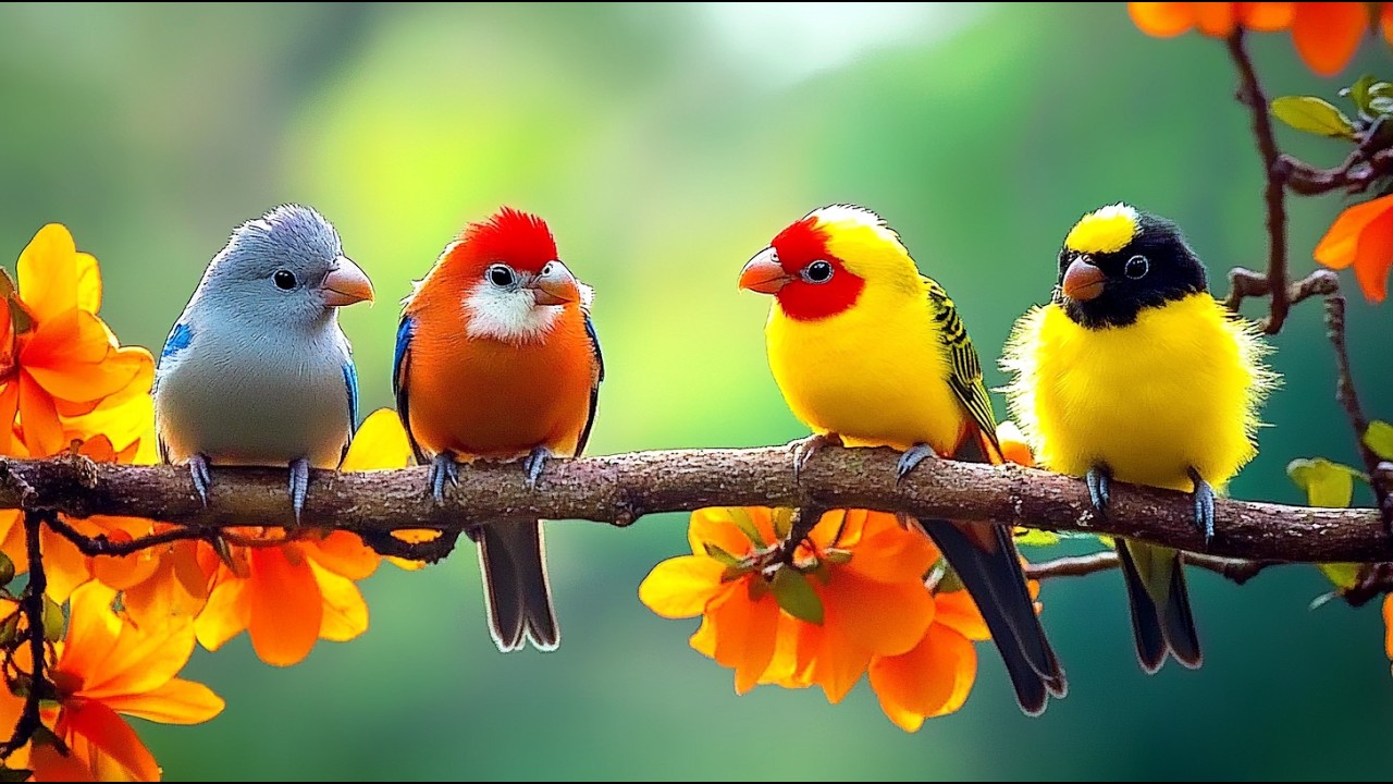 Find Your Flow Birdsong 🕊️🕊️🕊️ & Piano for Office Anxiety Relief