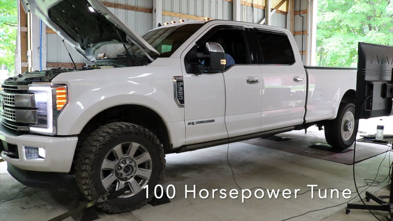 2019 Ford F350 6.7 Diesel dpf Delete and Tune Dyno Results