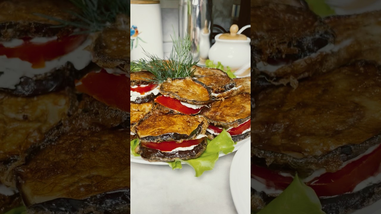 Салат из БАКЛАЖАНОВ🍆Баклажонли салат 🥬 #баклажанырецепт #салат #баклажаны #асмреда #сочно #рецепт