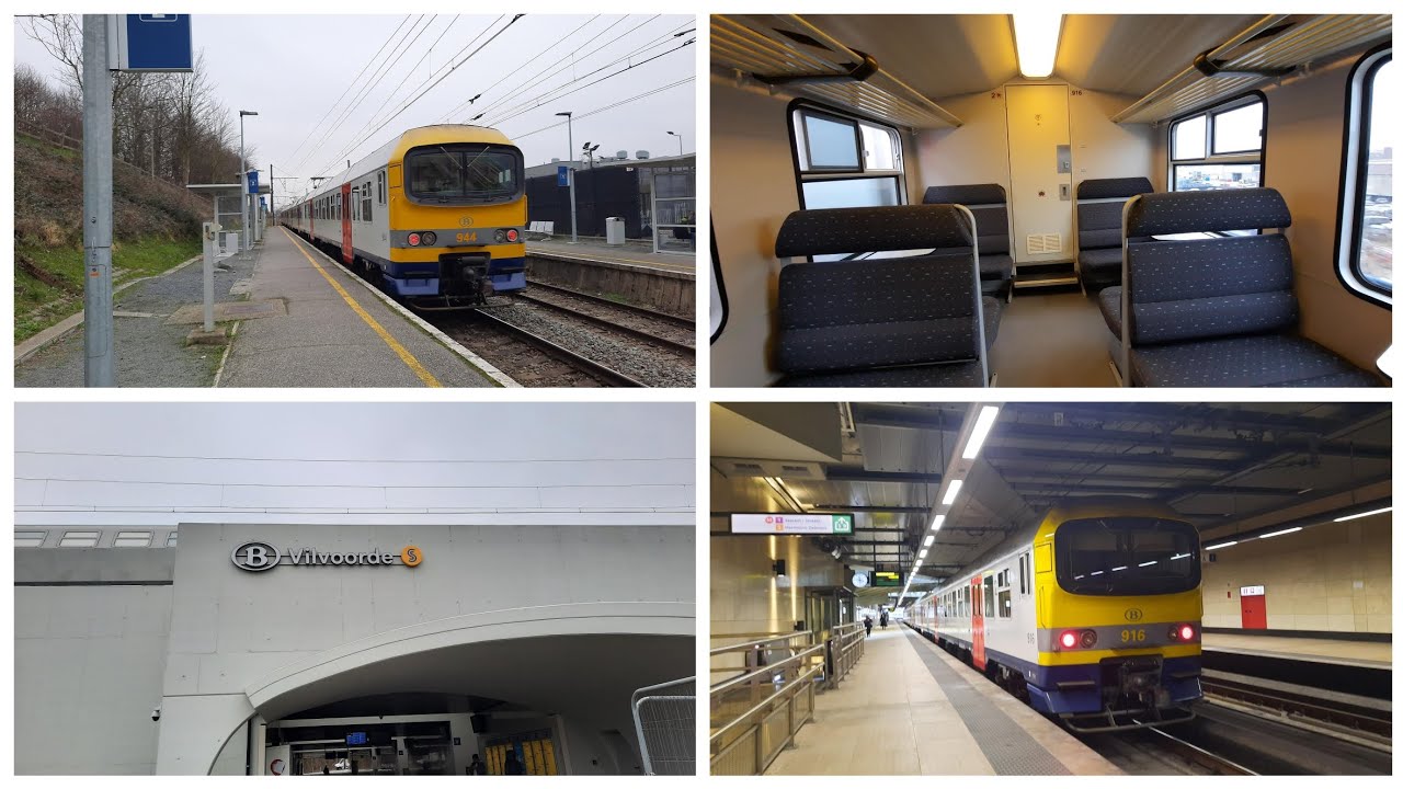 #Treinritjes 30 | Train Report | NMBS MS86 940 + 916 | S5 Vilvoorde - Brussel-Schuman.