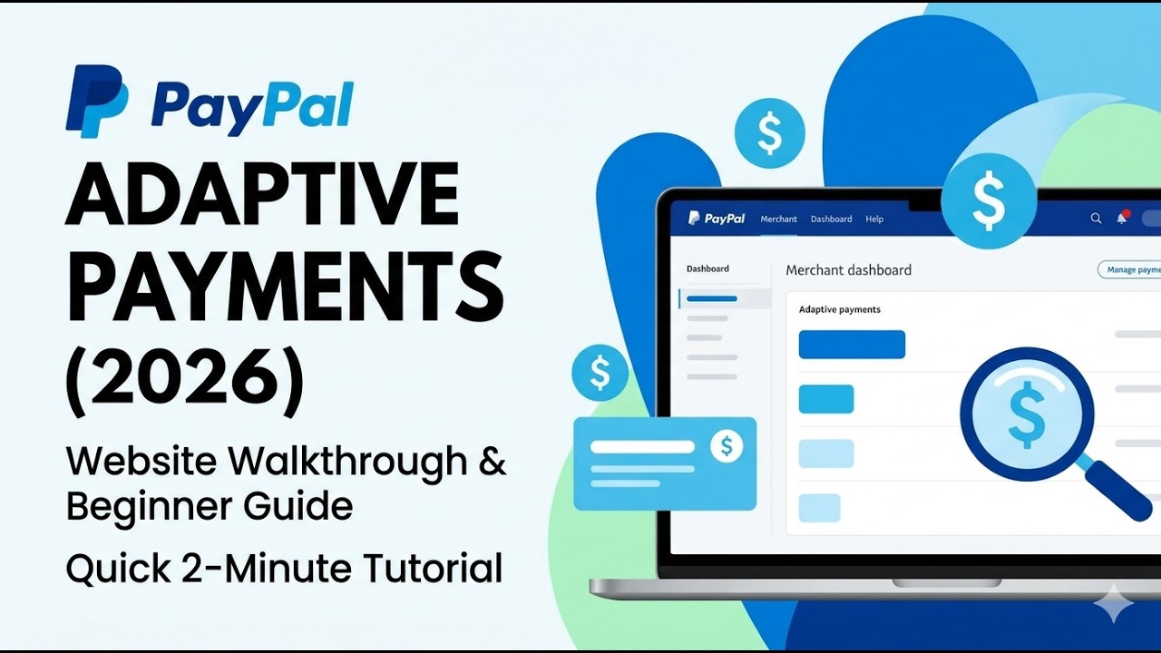 PayPal Adaptive Payments Explained 2026 Website Walkthrough & Beginner Guide 2 Min