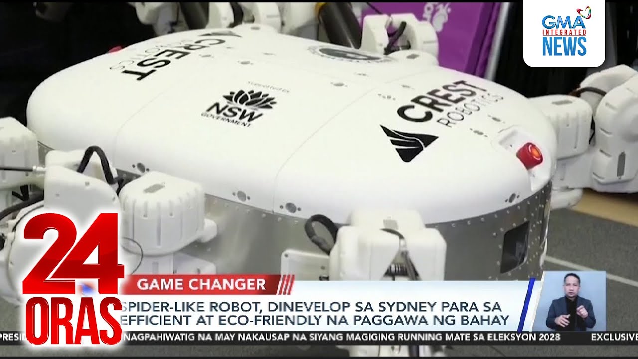 Spider-like robot, dinevelop sa Sydney para sa efficient at eco-friendly na paggawa... | 24 Oras