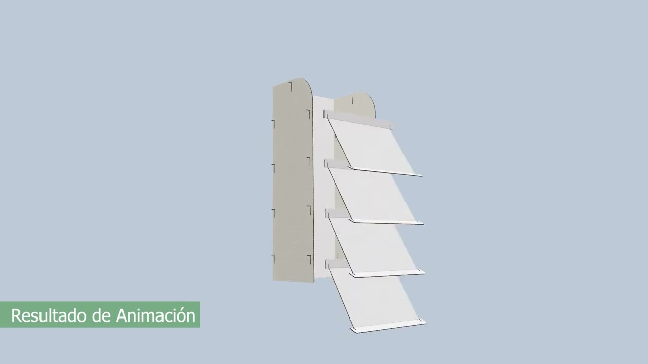 Como crear animación de armado de Exhibidores con Engview || Synergy SB