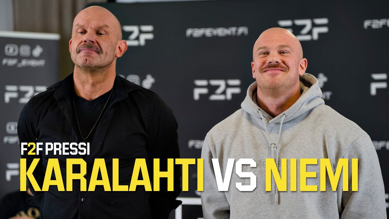 Jere Karalahti vs Matias Niemi & Amin Asikainen vs Timo Laine - F2F Pressi