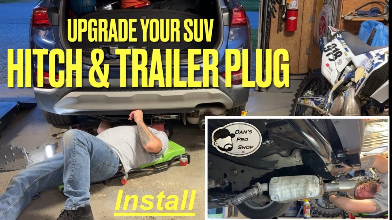 SUV hitch and wiring harness install. 2020 Hyundai Santa Fe