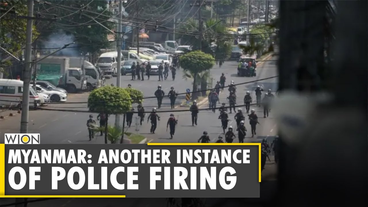 Protesters and police face off in Myanmar's Dawei city | Myanmar Protests |  World | WION News