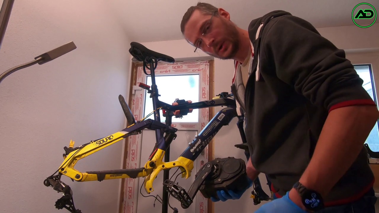 Aus und Einbau des Bosch Performance CX Motors bei einem Haibike