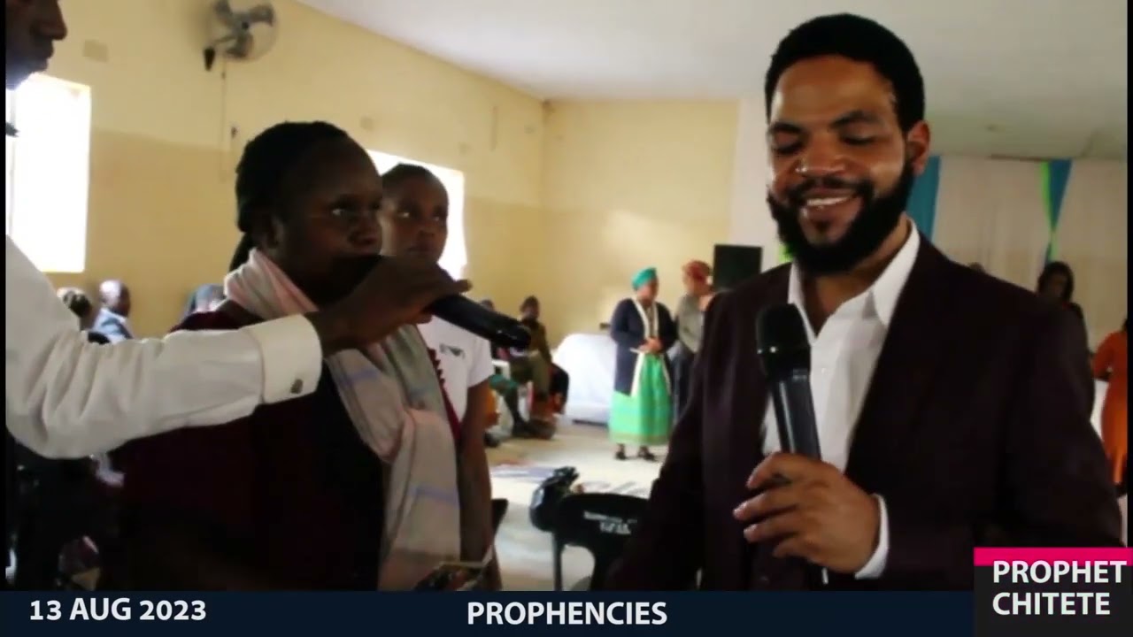 4 Prophecy time 13 August 2023 with Prophet Chitete... Sunday service