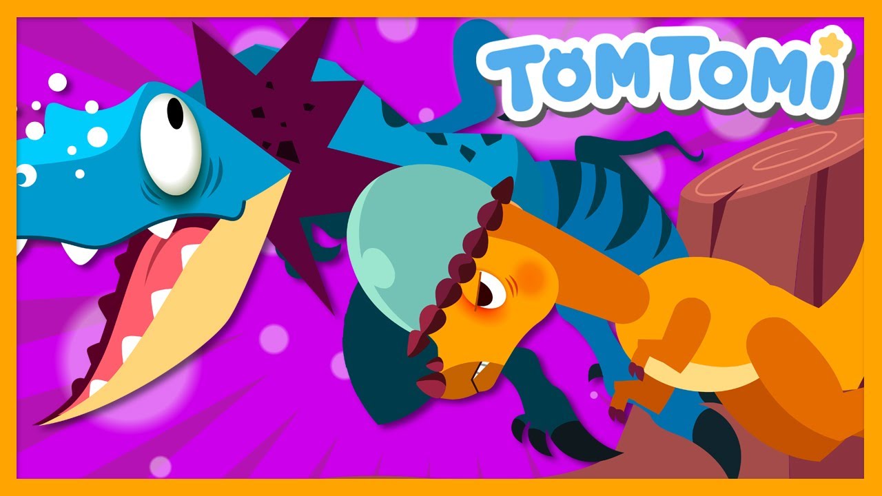 Pachycephalosaurus song | The Head-butting dinosaurs | Dinosaur Cartoon | TOMTOMI Songs for Kids