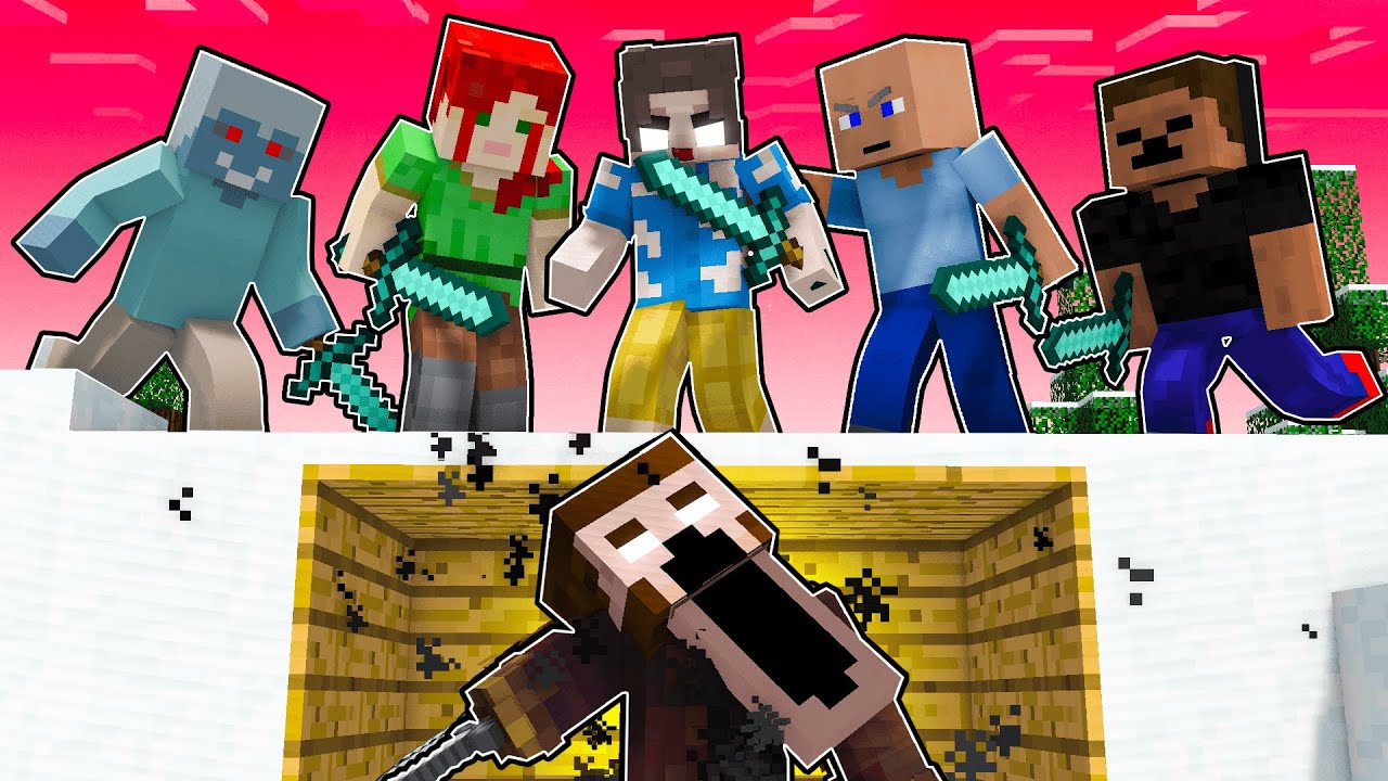 1545 EFSANELERİ İLE HASTALIKLI MUTANT SAVAŞI ☠️ - Minecraft