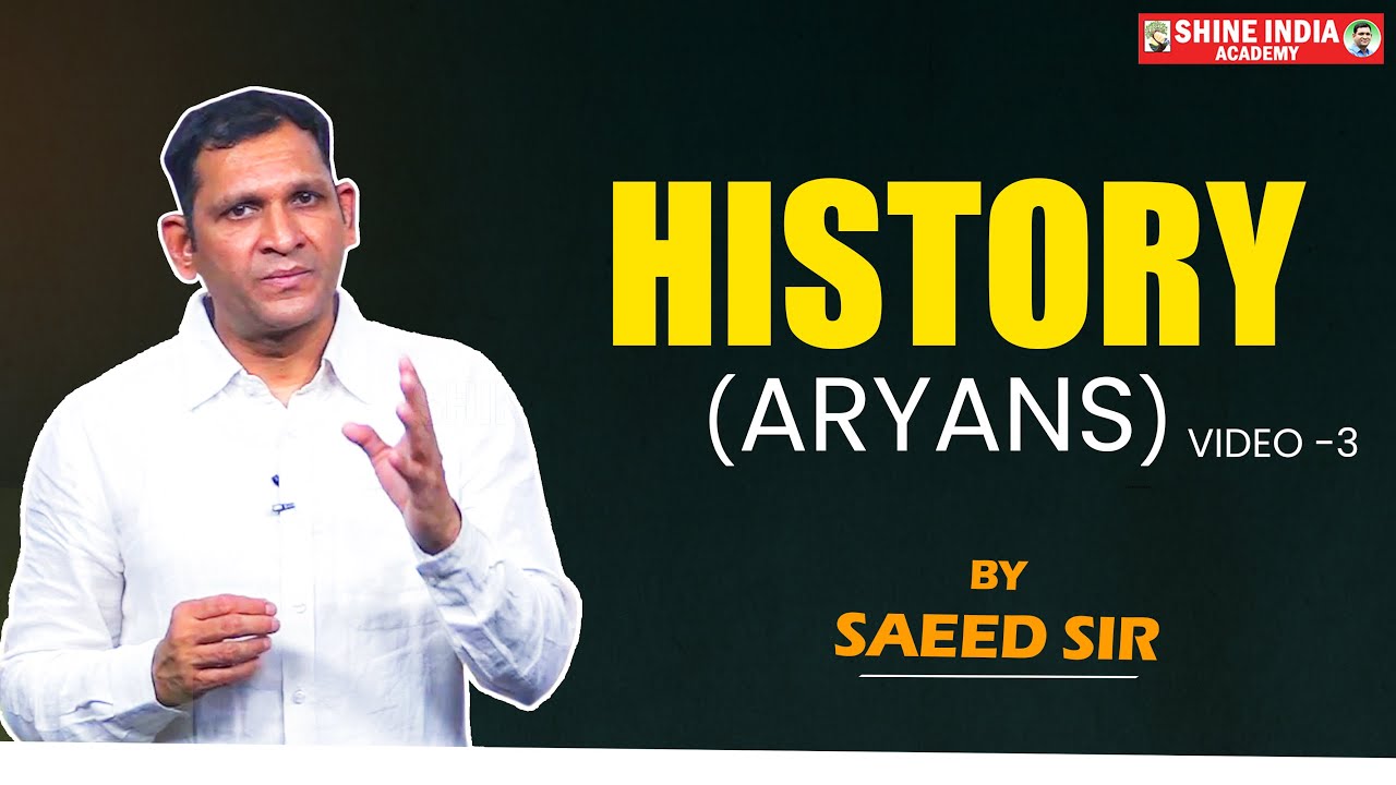 APPSC GROUP II Indian History ARYANS by Saeed Sir SHINE INDIA ACADEMY