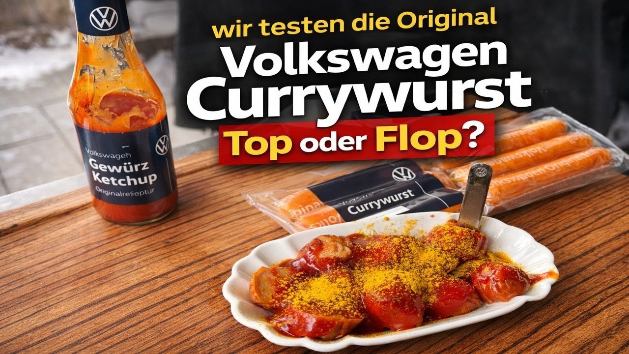 Ist die VW Currywurst wirklich TOP?  Oder eher Flop ? Der Test! | THE BBQ BEAR