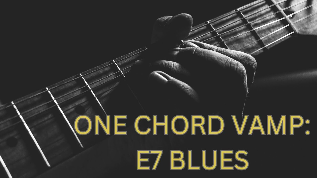 10 Minutes To Blues Magic! E7  One Chord Backing Track