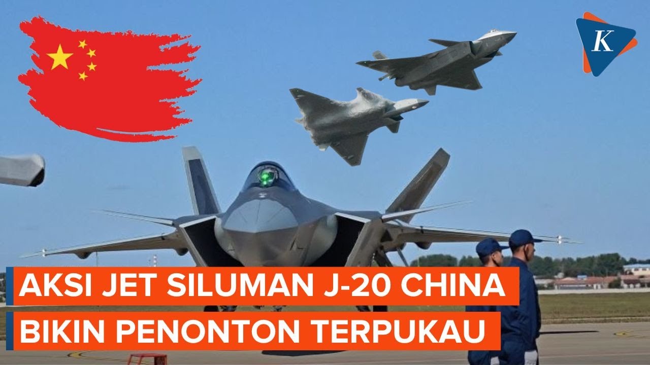 Manuver Jet Tempur Siluman J-20 China Pukau Penonton Changchun Air Show
