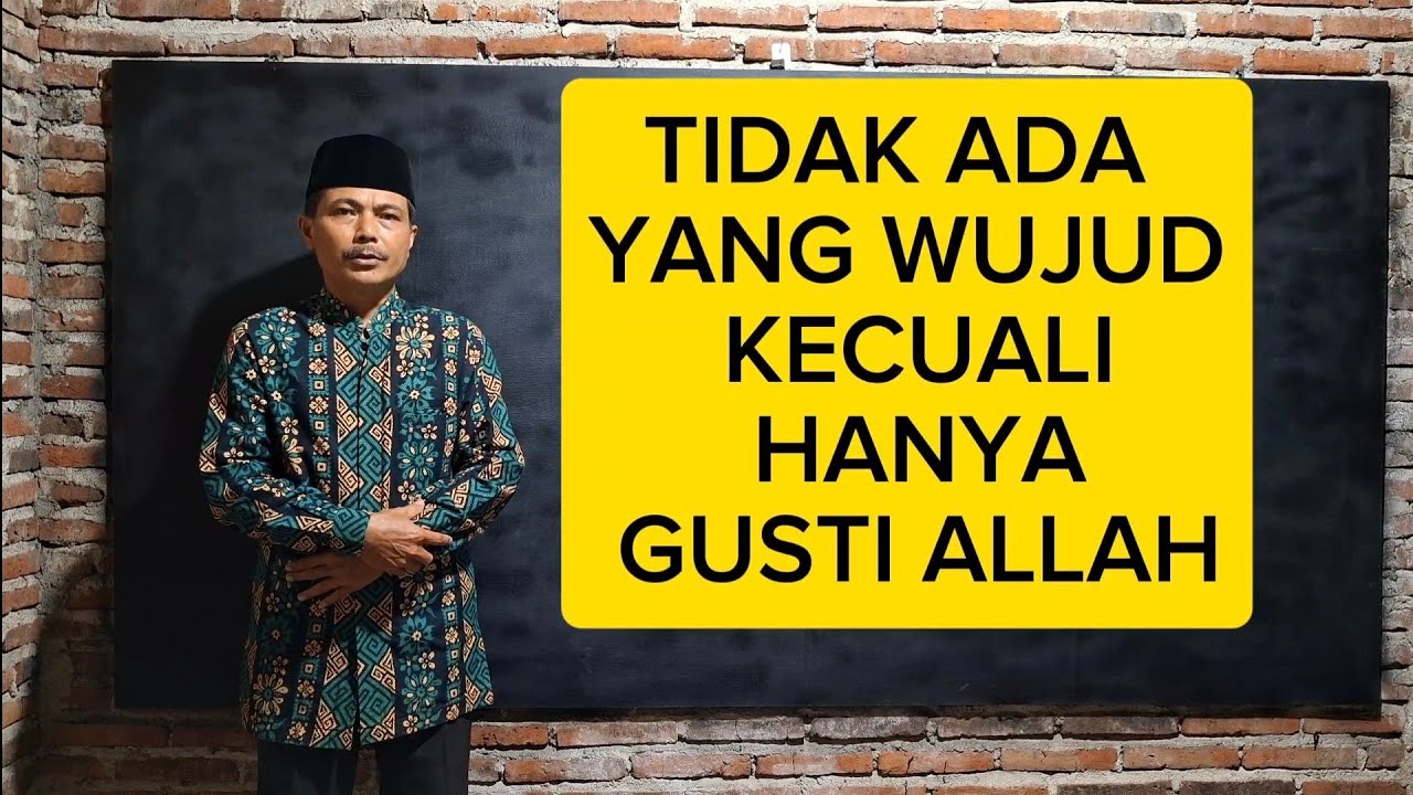 LAA MAUJUDA ILLALLAH... Simak video selengkapnya
