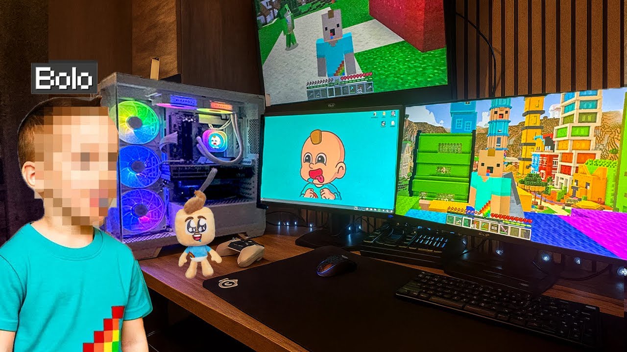 MOJE NOWE STANOWISKO KOMPUTEROWE!