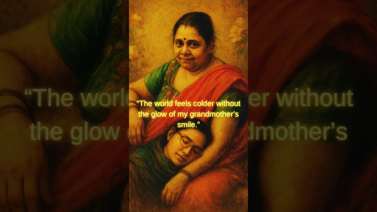 For the Woman Who Held My World Together – My Grandma💖🎉 