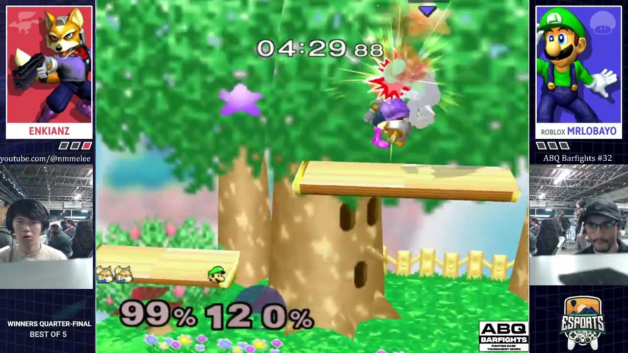 ABQ Barfights #32 - Enkianz (Fox) vs MrLobayo (Luigi) - WQ