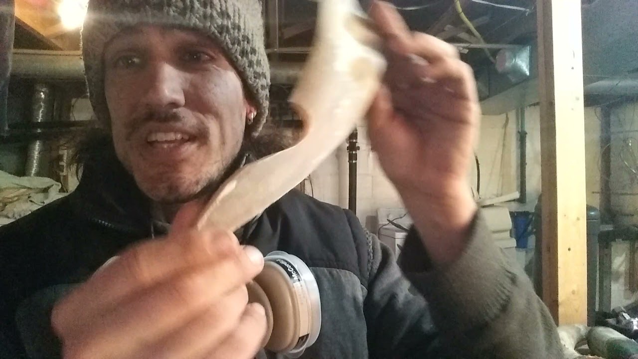 my processes of making a hair comb from cow horns