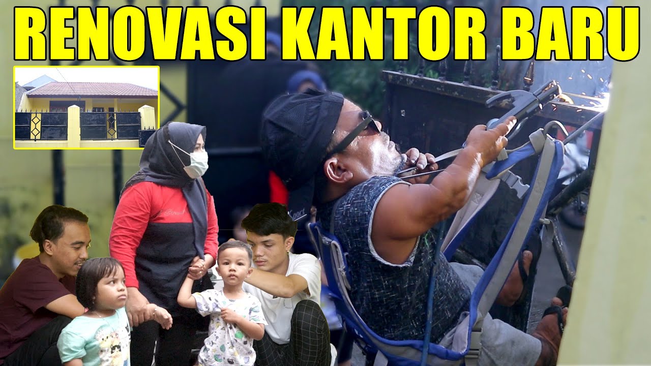 DEMI RENOVASI KANTOR BARU UNTUK UCOK BABA OFFICIAL ?? UCOK BABA NEKAT PANJAT PAGAR !!