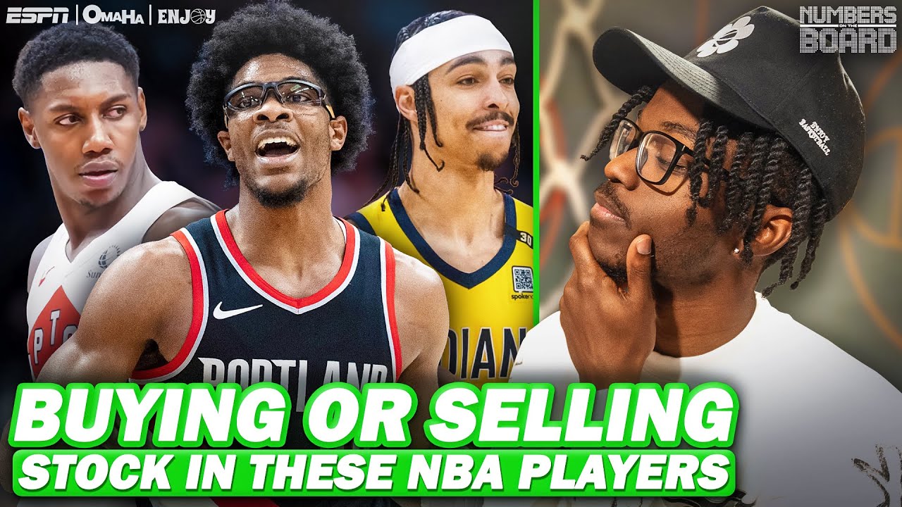 Buying or selling stock in these NBA players | Numbers On The Board