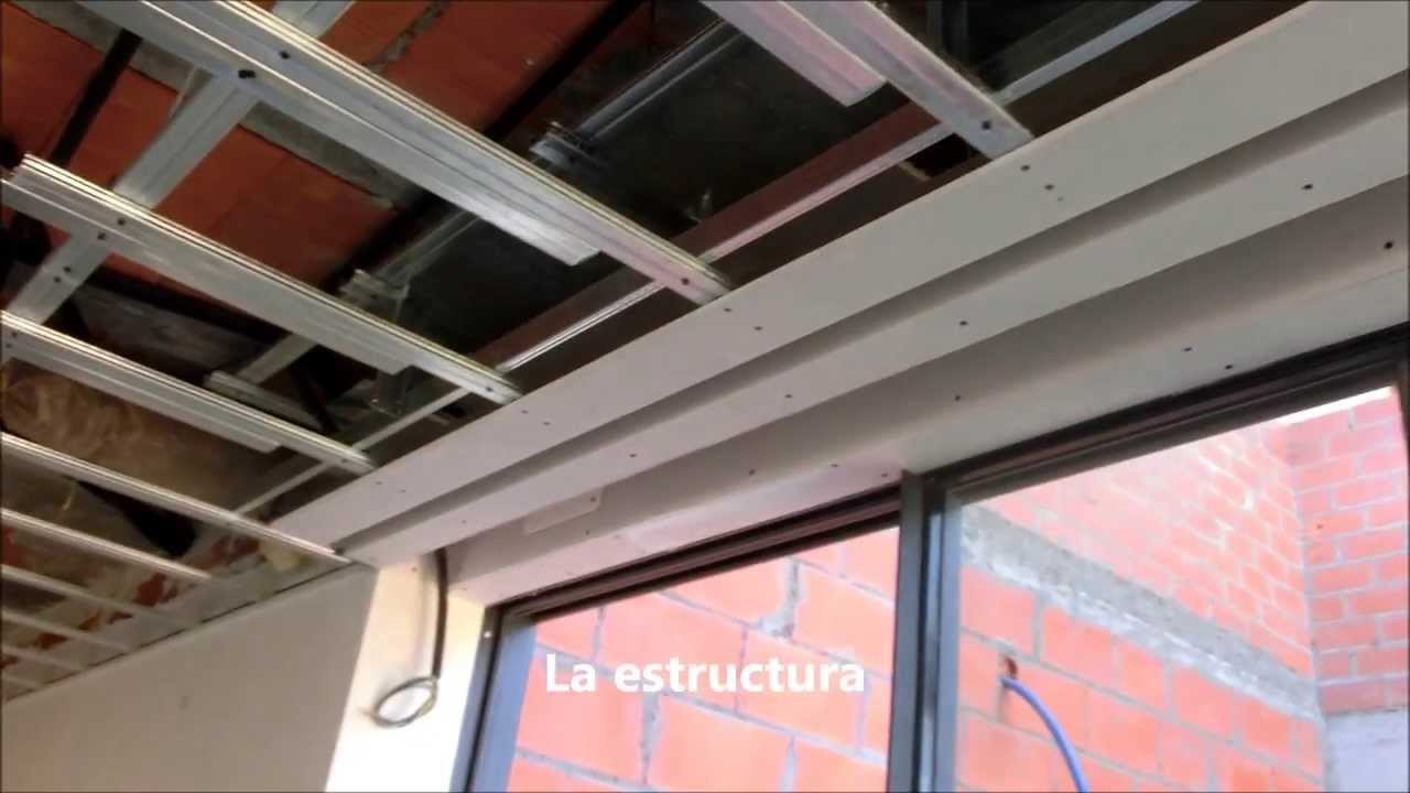 Fabricación y montaje de cortineros y candilejas con preformados de pladur/ 1ª parte