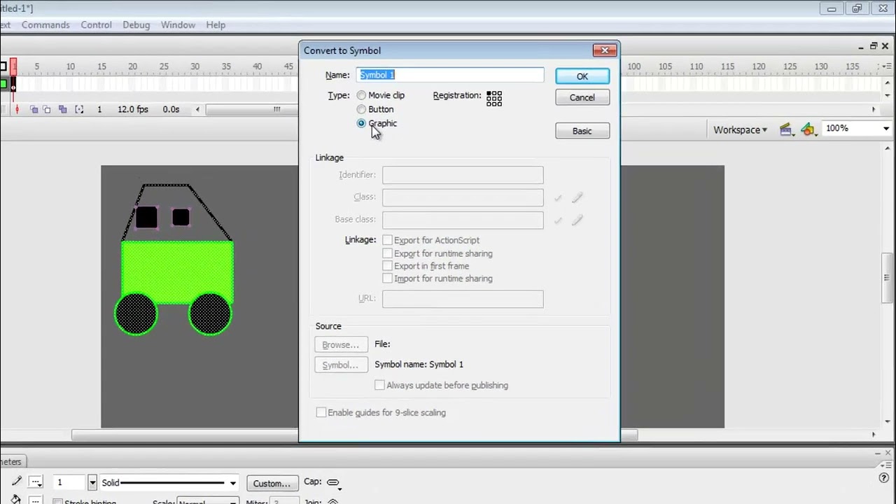 Motion Tween Animation Adobe Flash CS3 in Hindi