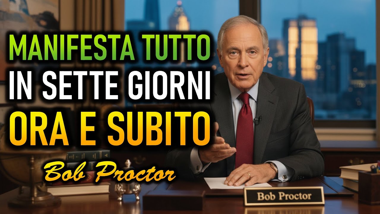 Manifestazione In 7 Giorni: Funziona Solo Se Capisci Questo (bob Proctor)