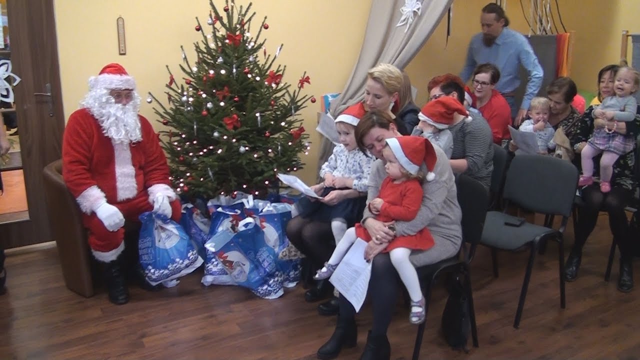 Święty Mikołaj w Centrum Małego Dziecka i Rodziny w Sępólnie Krajeńskim, 19.12.2017 r.
