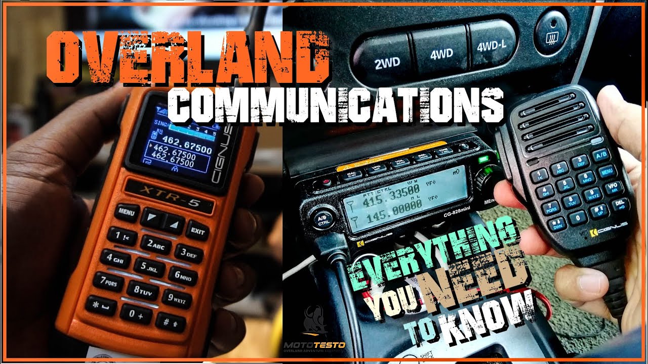 Overland Communications in the Philippines (Hand held & base radios)