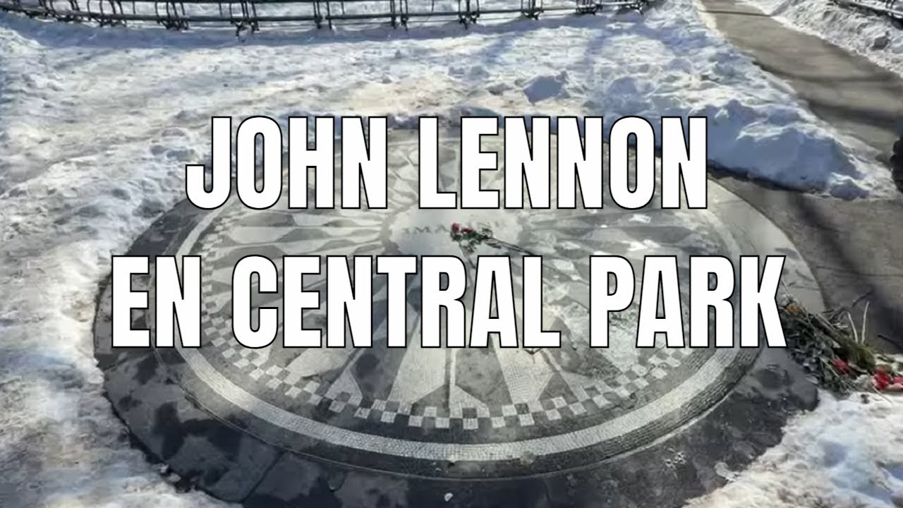 Visitando el mosaico a John Lennon en Central Park (Nueva York)