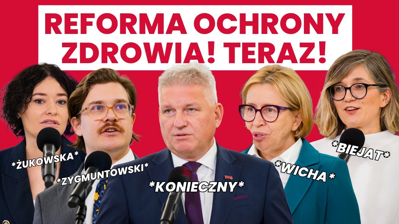 👩&zwj;⚕️ ZREFORMUJMY OCHRONĘ ZDROWIA! - konferencja prasowa Lewicy