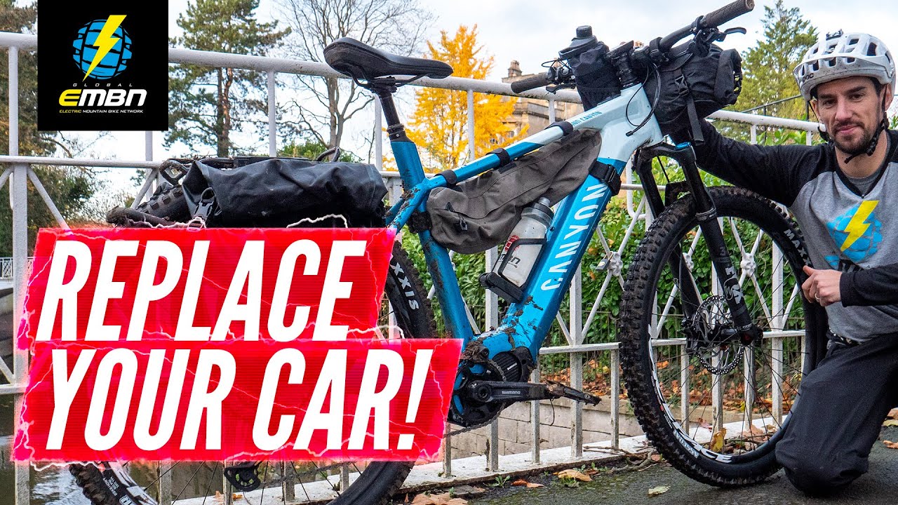 Can An Electric Mountain Bike Really Replace A Car?
