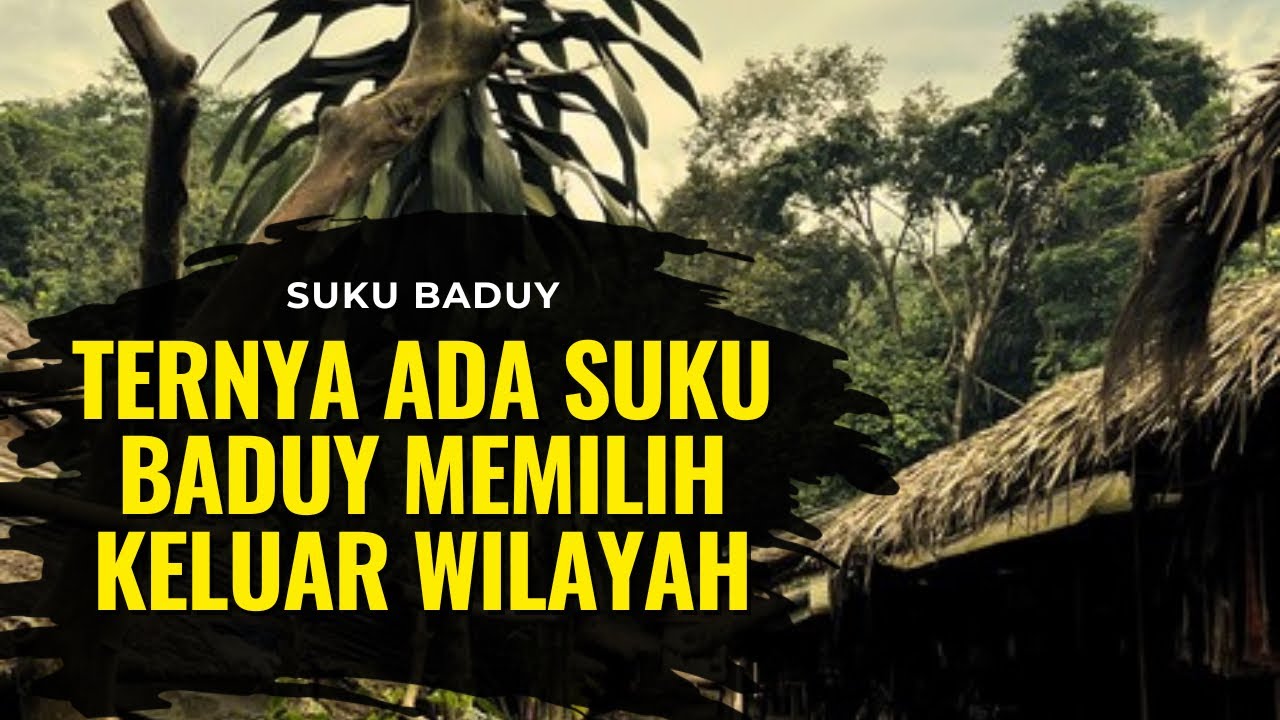 Toleransi suku baduy yang hidup menetap di wilayah luar desa kanekes 