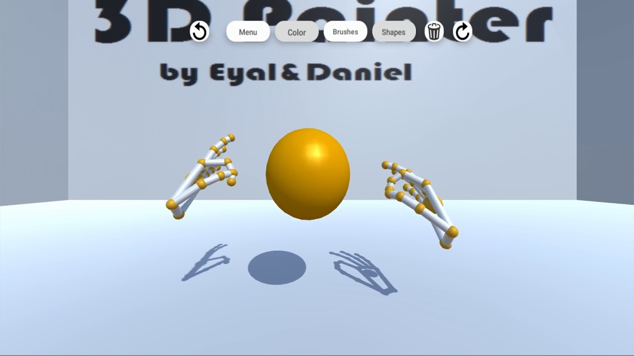 3D Painter (Leap Motion + Unity)