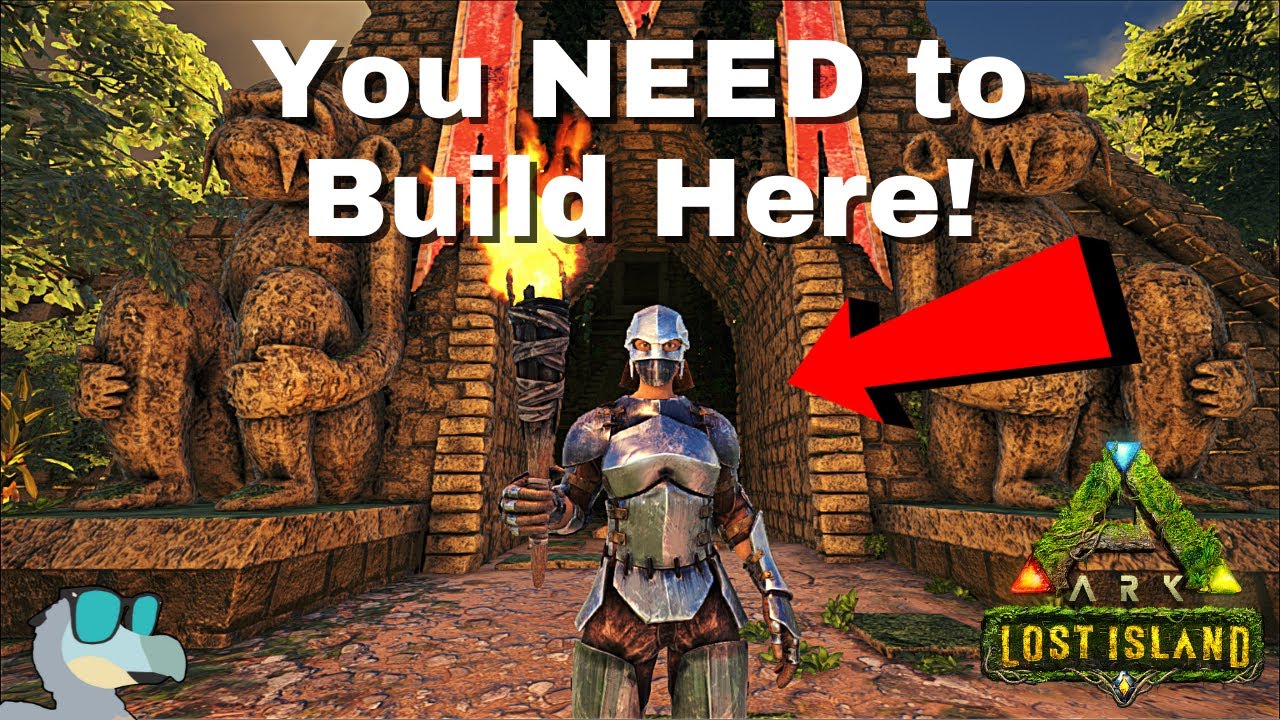 Top 5 BEST Base Locations on the Lost Island Ark Map | PVE