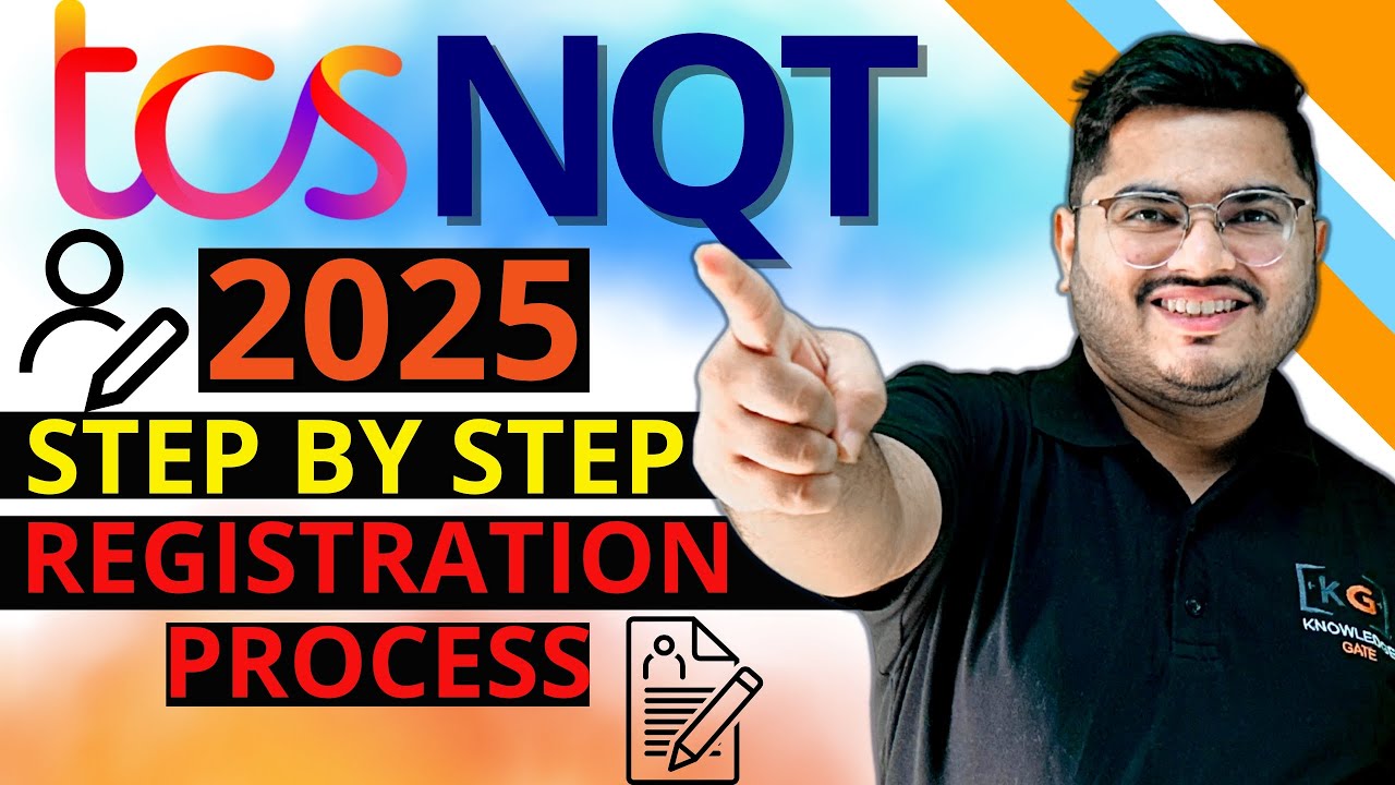 TCS NQT Registration Process 2025 | TCS Free NQT for 2025 Batch | TCS Nextstep Registration 2025