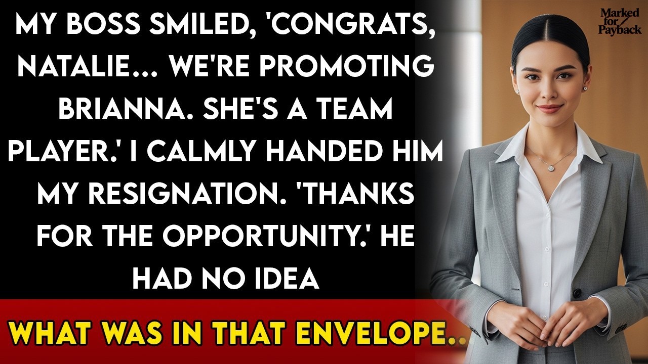 My Boss Promoted My Lazy Coworker Instead of Me. Then He Read the Last Line of My Resignation…
