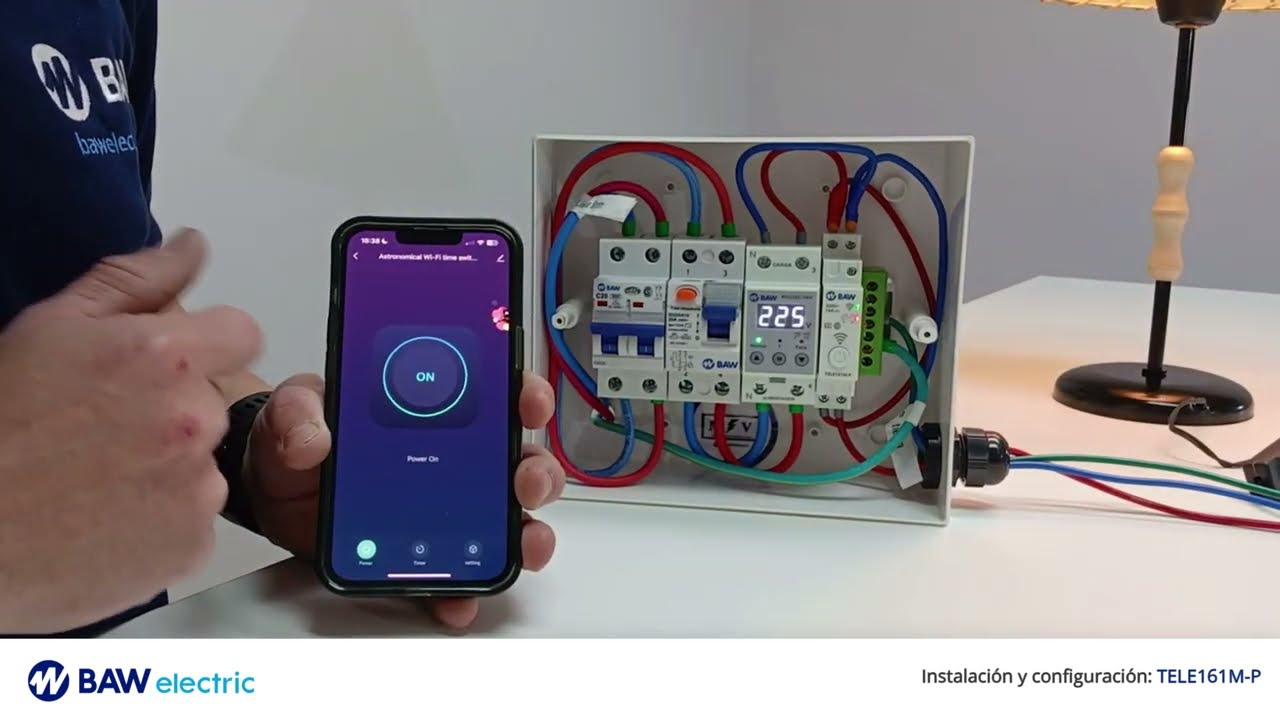 Configuración Interruptor Smart Wifi Baw  para Riel din
