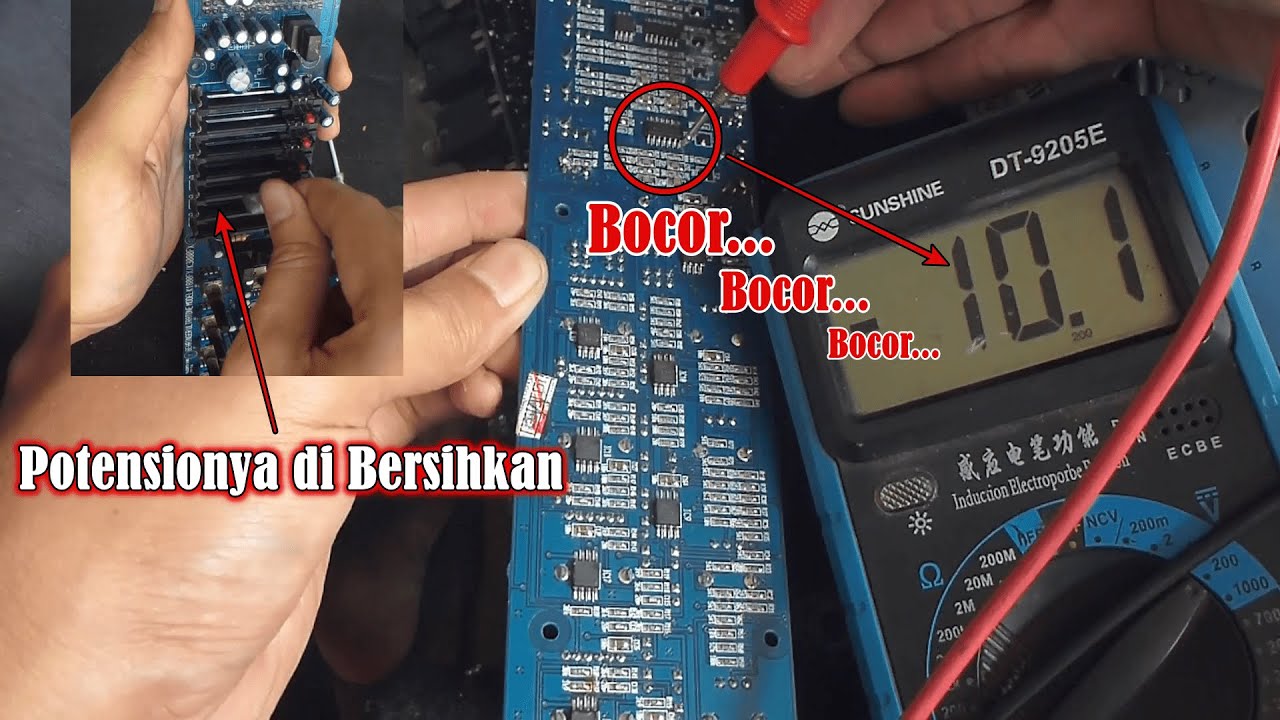 Keyboard Amplifier Behringer Ultratone K3000FX Rusak Suara Gembrodok