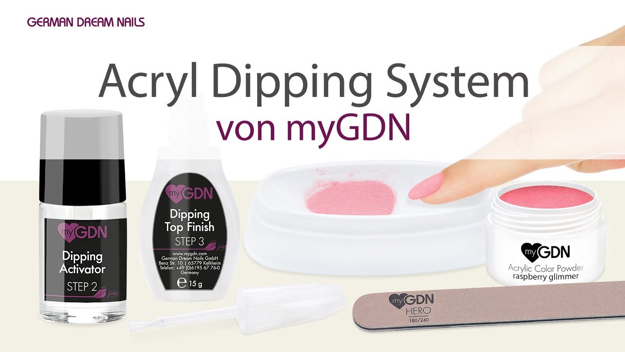 myGDN Acryl Dipping System - schnelle, einfache Acrylmodellage von GDN.de