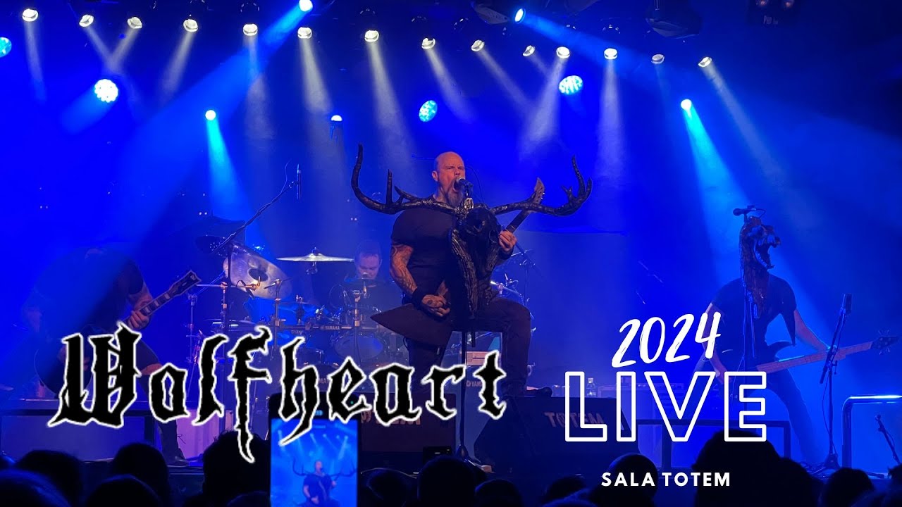 Wolfheart, Strength and Valor, EvenFall, The King, LIVE, 2024, 4K, Sala Totem, Villava, Pamplona