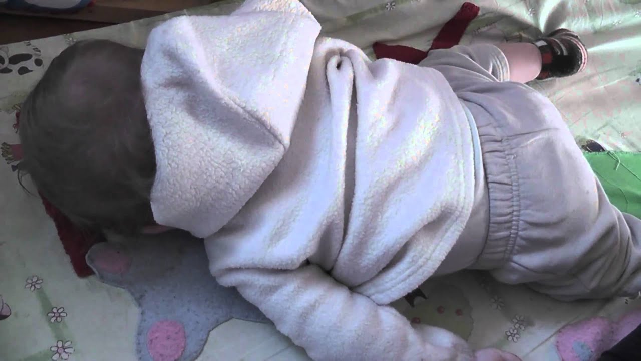 Max giggling with mommy