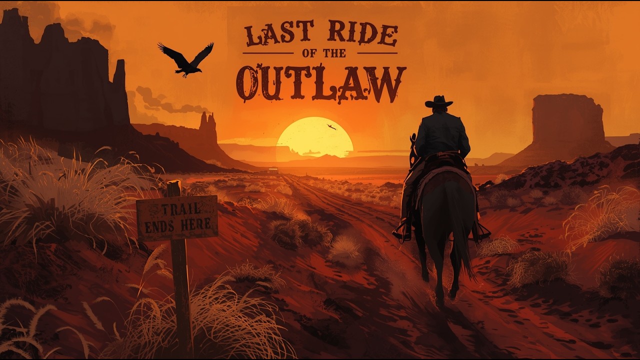 🏜 Last Ride of the Outlaw – Dark Country at Sundown Reflection & Gaming Mix