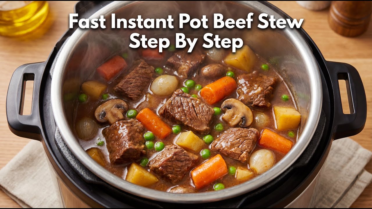 Fast Instant Pot Beef Stew Cooking Guide Step By Step