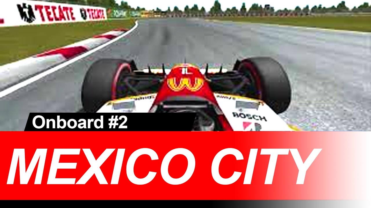 rFactor | ChampCar 2005 Onboard Lap at Mexico City
