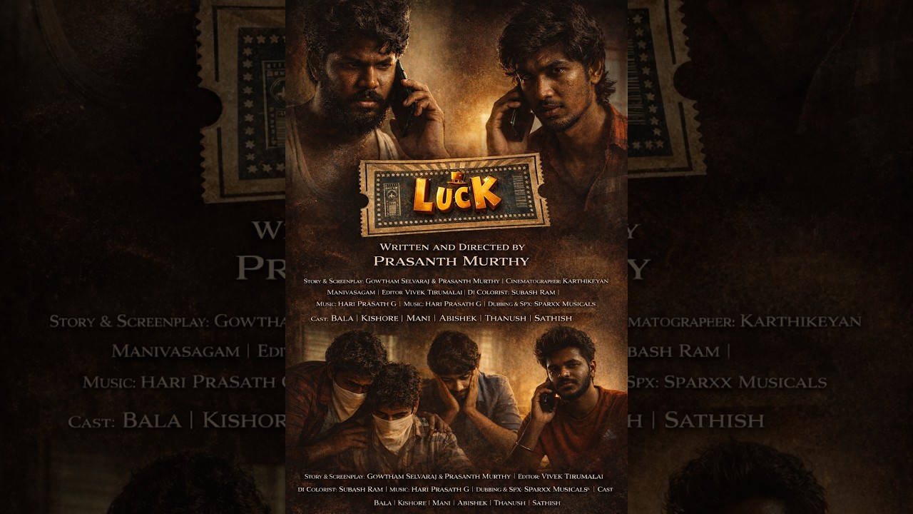 LUCK - Short Film Tamil | Prasanth Murthy