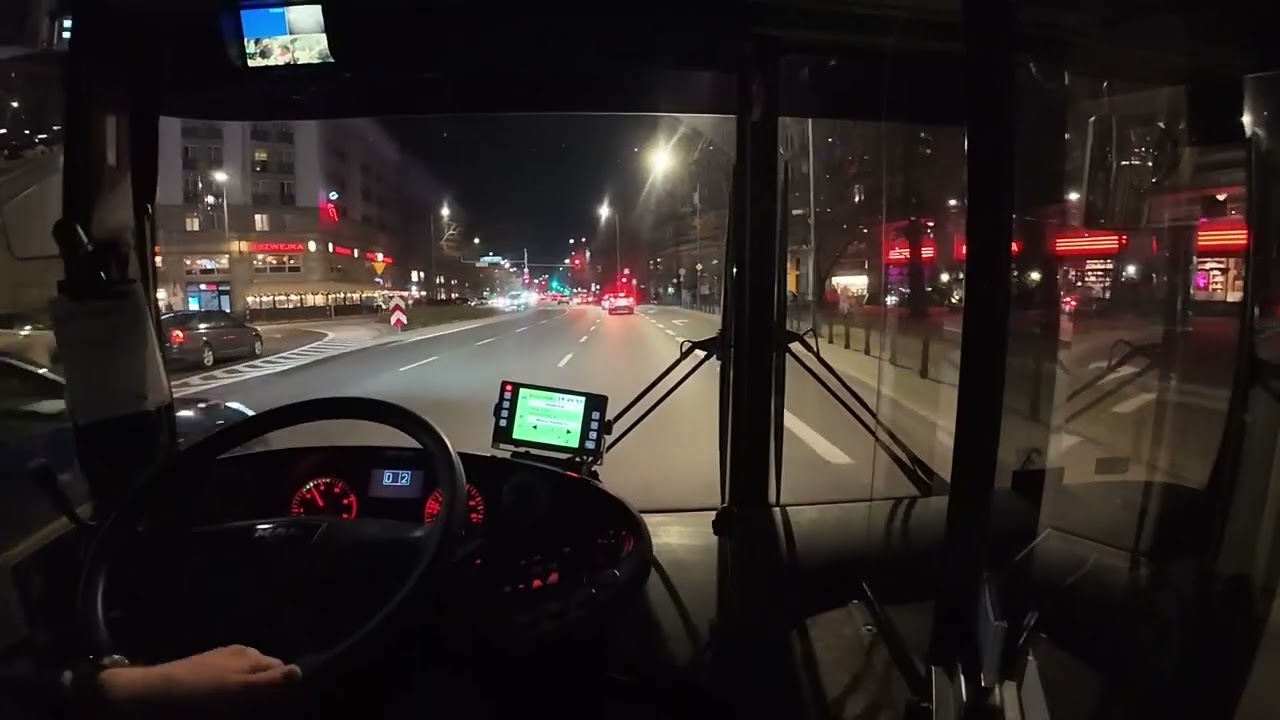 Przejazd Linią 520 Mza Warszawa Dw.Centralny - Marysin